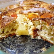 Bolo de natal com frutas