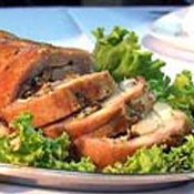 Lombo recheado com frutas