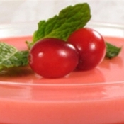 Gelatina light com frutas vermelhas