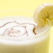 Frapê de coco com banana