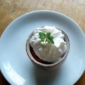 Salada de frutas frescas com creme de coco