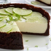 Torta de limão com chocolate