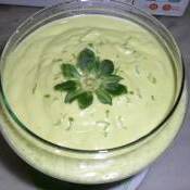 Mousse de abacate com limão