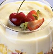 Pavê de salada de frutas