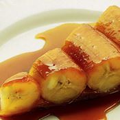 Torta invertida de banana