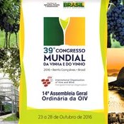 Brasil sedia Congresso Mundial da Vinha e do Vinho
