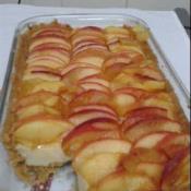 Torta de maçã com creme