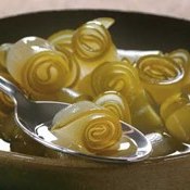 Doce de mamão enroladinho