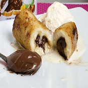 Banana com Nutella