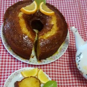 Torta de laranja lima